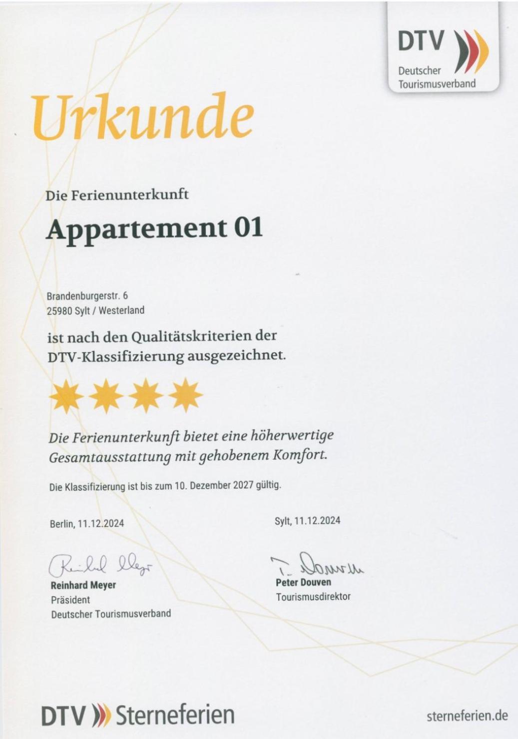 Apartment App König 01 *
